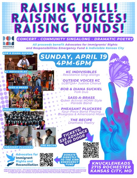 Indivisible Kansas City - Concert - Community Singalong - Dramatic Poetry