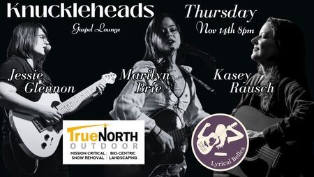 Lyrical Belles Songwriters' Round 9 with Jessie Glennon, Marilyn Brie & Kasey Rausch