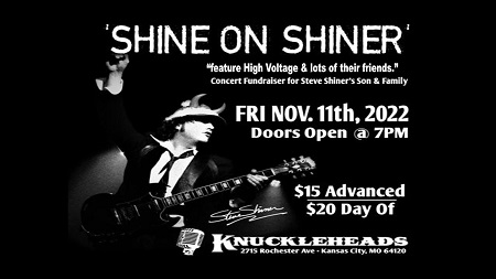 'Shine on Shiner' - Fundraiser for Steve Shiner's Son & Family